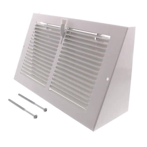 43631 - Hart u0026 Cooley 43631 - 10 x 6 Baseboard Register with Damper (655  Series)