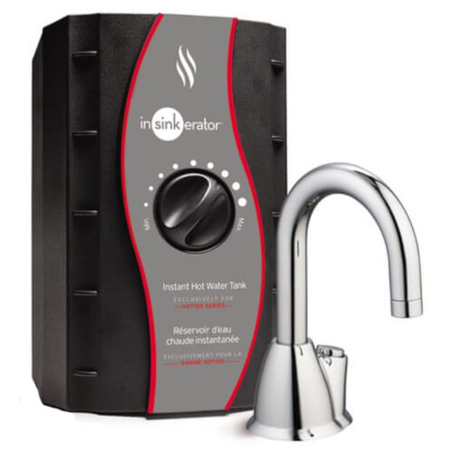 44887 - InSinkErator 44887 - H-HOT100C-SS Invite HOT100 Instant Hot Water  Dispenser System w/ Tank (Chrome)