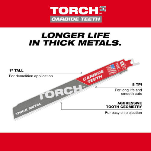 48-00-5202 - Milwaukee 48-00-5202 - Sawzall Torch Reciprocating