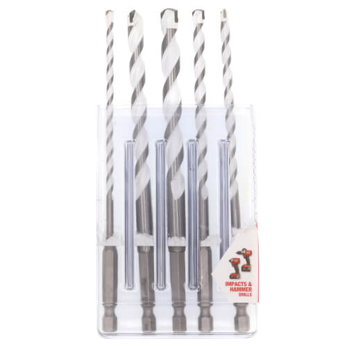 48-20-8898 - Milwaukee 48-20-8898 - 5 Piece Shockwave Carbide