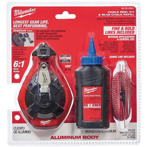 48-22-3993 - Milwaukee 48-22-3993 - Fine Line Aluminum Chalk Reel