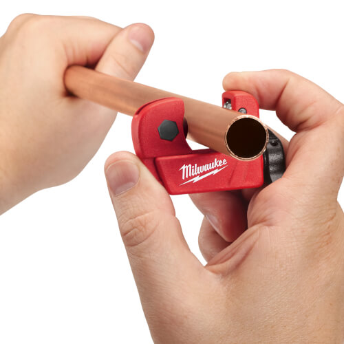 EZ-FLO 45029 Mini Tubing Cutter – Heavy Duty, 1/8" To 5/8" Capacity, Red, For Copper, Aluminum & Mild Steel