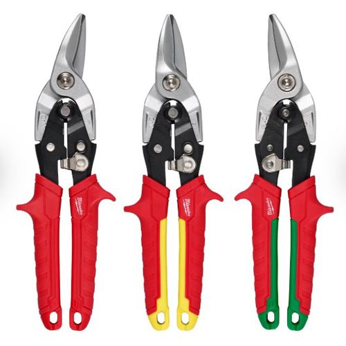 48-22-4563 - Milwaukee 48-22-4563 - 3 Piece Aviation Snip Set w