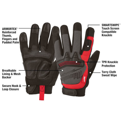 48-22-8732 - Milwaukee 48-22-8732 - Demolition Work Gloves (L)