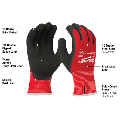 48-22-8912 - Milwaukee 48-22-8912 - Cut Level 1 Winter Dipped