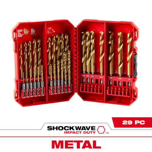 48-89-4632 - Milwaukee 48-89-4632 - 29 Piece Shockwave Red Helix