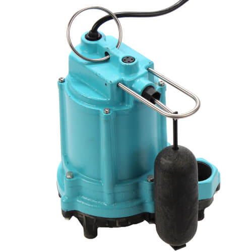 506804 - Little Giant 506804 - 6EC-CIA-SFS 1/3 HP, 53 GPM - Automatic  Submersible Sump/Eflluent Pump, 20 ft power cord