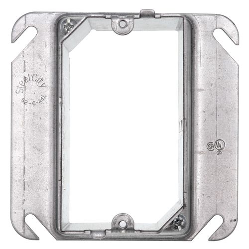 52CADJ - Steel City 52CADJ - Single-Gang Adjustable Mud Ring for 4