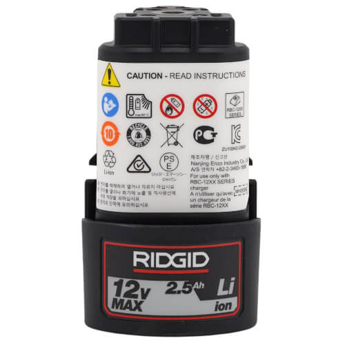 55183 - RIDGID 55183 - 12V 2.5Ah Advanced Lithium Battery