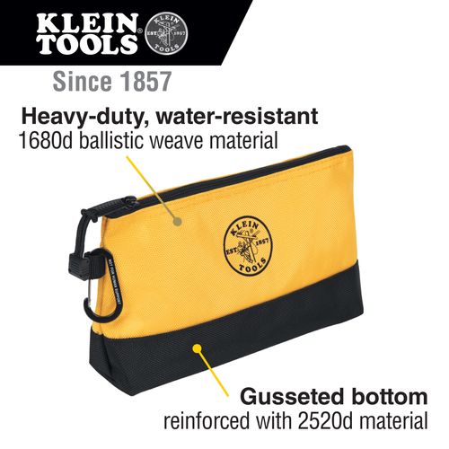 55569 - Klein Tools 55569 - 5-Pack Stand-Up Zipper Bags