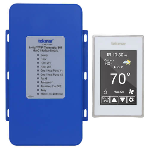 564 - Tekmar 564 - Invita WiFi Thermostat (White)