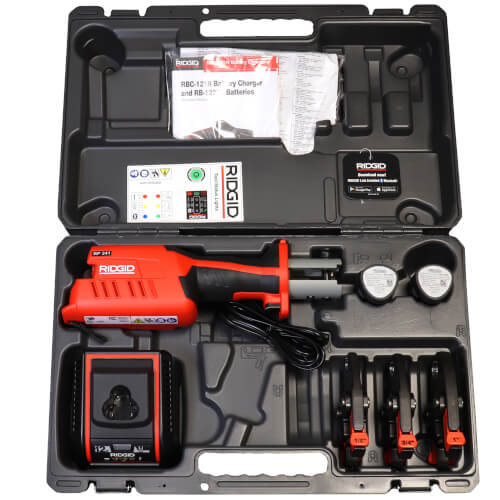 57378 - RIDGID 57378 - RP 241 Compact Press Tool Kit w/ 1/2