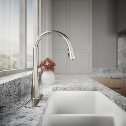 K-596-VS - Kohler K-596-VS - Simplice 1-Handle Pull Down Swing