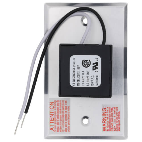 Fantech 5ACC06SC 6 Amp Speed Control For Ventilation Fans - Variable Adjustable Fan Controller