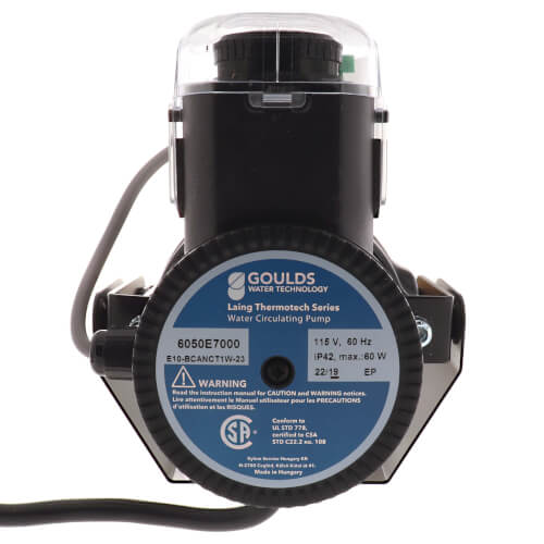6050E7030 - Goulds Pumps 6050E7030 - E10-BCSVNN1W-22 E10 Recirculating Pump,  With Cord (3/4 Sweat)