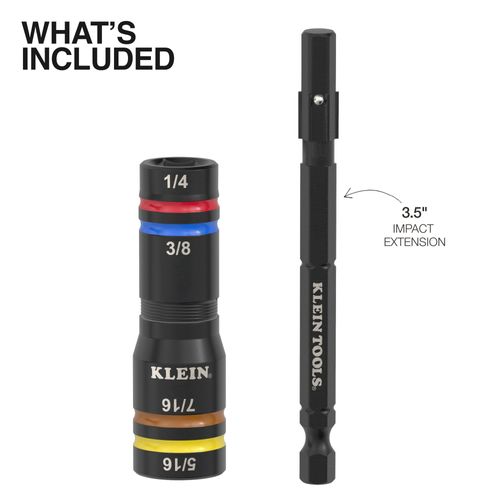 651QS - Klein Tools 651QS - Quad-4 Deep Well Heavy-Duty Impact