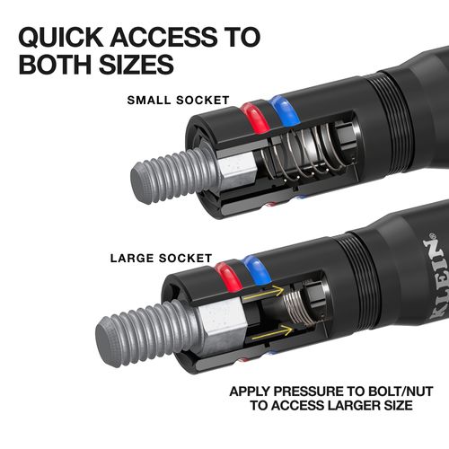 651QS - Klein Tools 651QS - Quad-4 Deep Well Heavy-Duty Impact