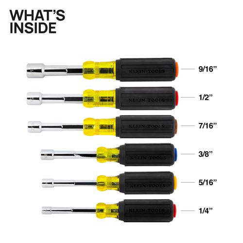 65456 - Klein Tools 65456 - Hollow Color-Coded Heavy-Duty Nut
