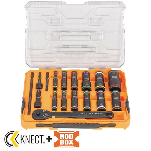 65626 - Klein Tools 65626 - KNECT Flip-24 Deep-Well, Heavy Duty