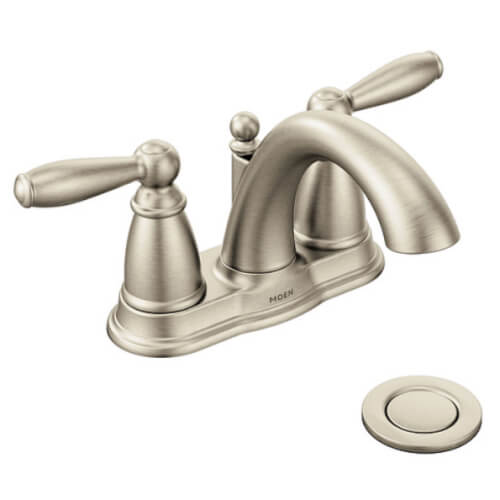 6610BN - Moen 6610BN - Brantford Two-Handle Bathroom Faucet with