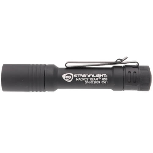 Streamlight MacroStream USB Flashlight - Black