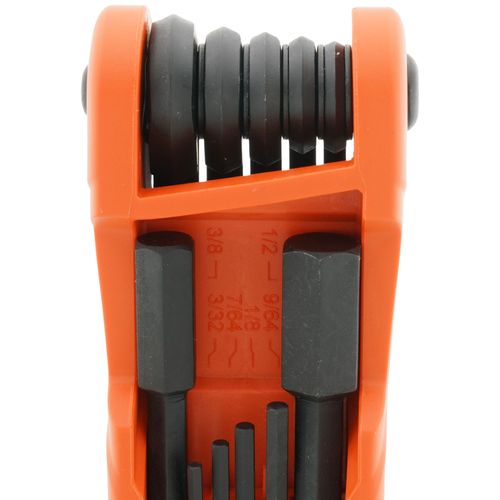 70552 - Klein Tools 70552 - Pro Folding Hex Key Set, SAE and Metric