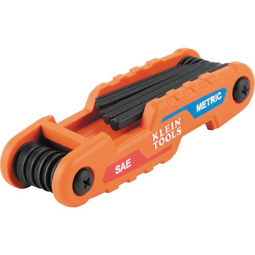 70543 - Klein Tools 70543 - 3 Piece Compact Folding Hex Key Set