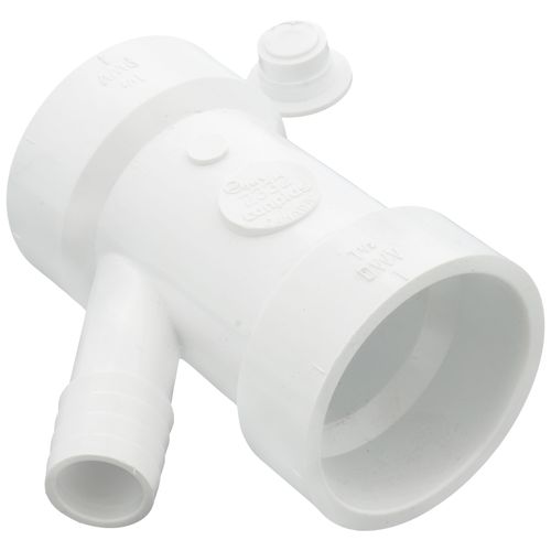 757125 - Canplas 757125 - White PVC Appliance Wye, 1-1/2