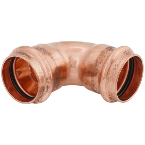 PAKA TOOLS 1/2 Inch Propress 90 Degree Elbow Copper Fittings - 10 Pack