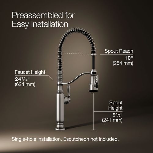 k K-77515-VS - Kohler K-77515-VS - Tournant Semi-Professional 1