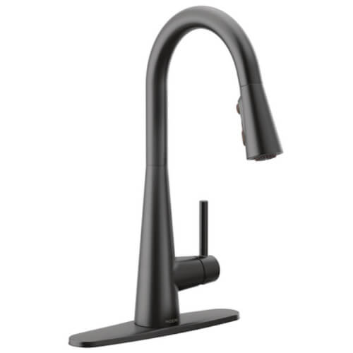 7864BL - Moen 7864BL - Sleek Single Handle High Arc Pulldown