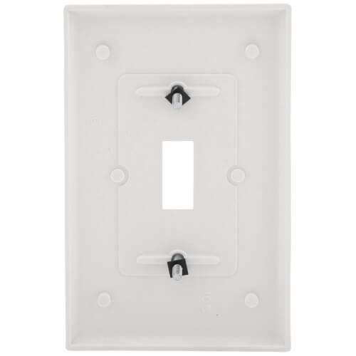 80501-W - Leviton 80501-W - 1-Gang Wall Plate, Midway Size