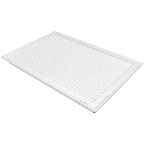 Zoro Select 20" X 30" White Steel Filtered Return Air Grille (Model 4MJT6) 4 thumbnail image