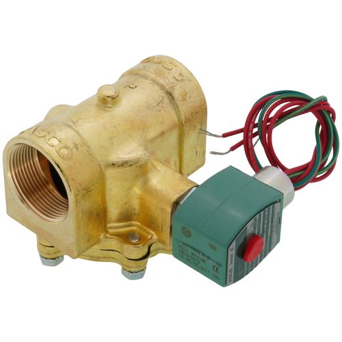Électrovanne ASCO Red Hat 8210G094V - Laiton - 120V AC - 1/2" - 150 PSI - NEUVE