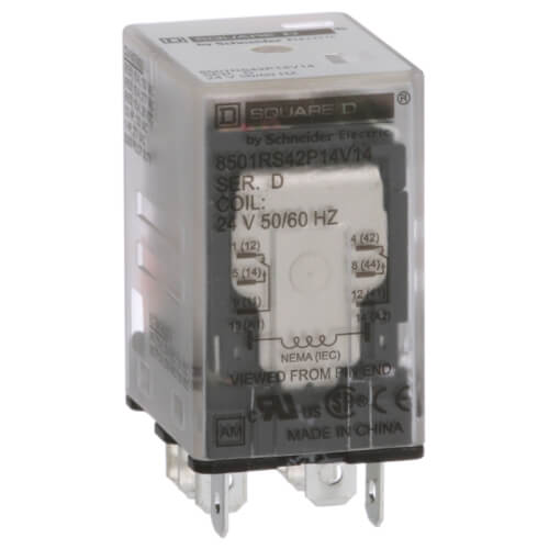 8501RS42P14V14 - Square D 8501RS42P14V14 - Miniature Plug In Relay