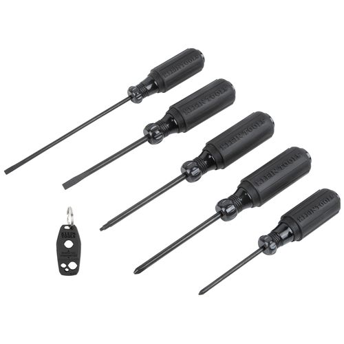 85446BLK - Klein Tools 85446BLK - 6-Piece Blackout Screwdriver Set