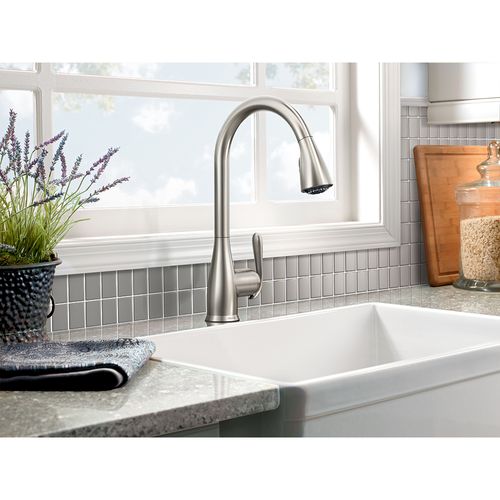 冷凍RF10 SS10 S10 SM10 M10 ML20 87879SRS - Moen 87879SRS - Haysfield 1 Handle High Arc Kitchen