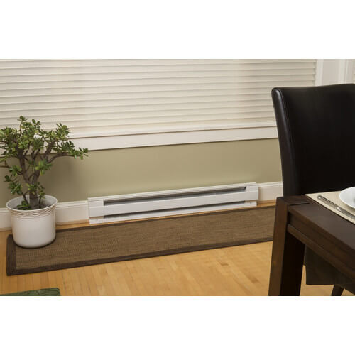 8F2500W - Cadet 8F2500W - 96 F Series Electric Baseboard Heater, 2500 Watt,  240V (White)