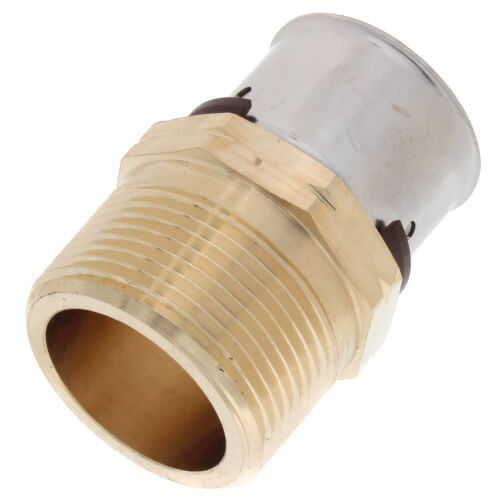 thumbnail image 2 of 🔧 1-1/4" Pex Crimp Male Pipe Thread (MPT) Fittings - Lead Free! (Bag Of 4) - UPC 689807264725 2 of 6