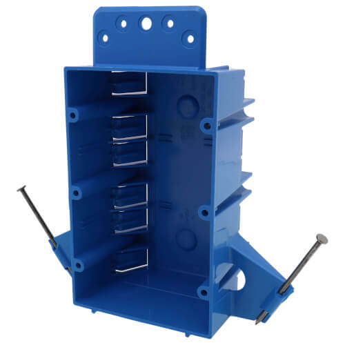 B344AB - Carlon B344AB - 44 Cubic Inch 3-Gang Nail-On New Work Non