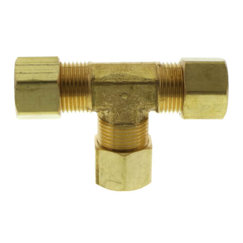 Té à Compression Laiton ProFlo PFXCTCN 3/8 X 3/8 X 3/8 OD - Neuf, Pour Raccordement De Tuyaux