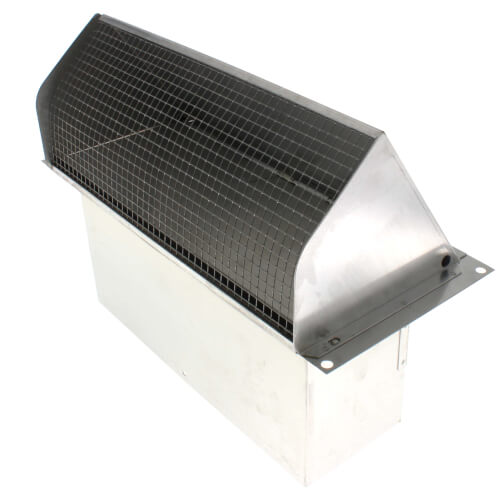BN649 - Broan BN649 - 3-1/4 x 10 Duct Aluminum Wall Cap w/ Damper