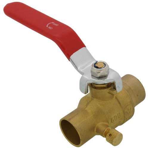 thumbnail image 2 of Sweat X Sweat With 1/2″ Side Port Lead Free Ball Valves - Eastern Foundry & Fittings Inc 2 of 12