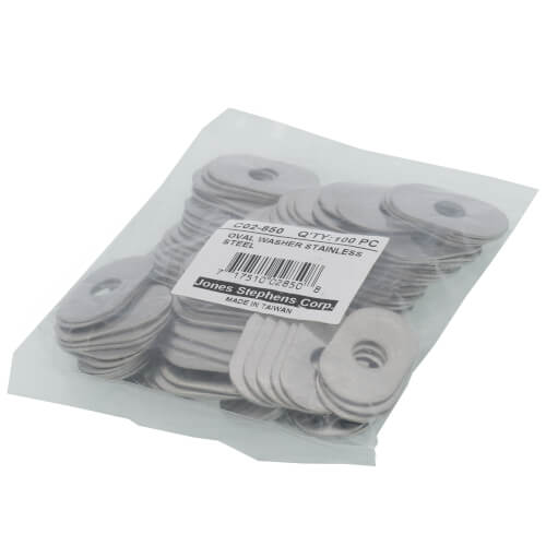 C02850 - Jones Stephens C02850 - Oval Stainless Steel Washer (Box