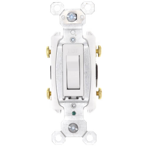 CSB20AC2W - Pass & Seymour CSB20AC2W - Two Pole, Back and Side