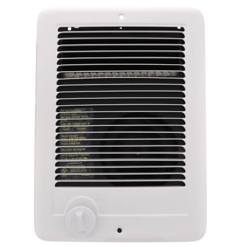 CSC102TW - Cadet CSC102TW - Com-Pak Plus White Wall Fan Heater, 1000/750  Watts (240V/208V)