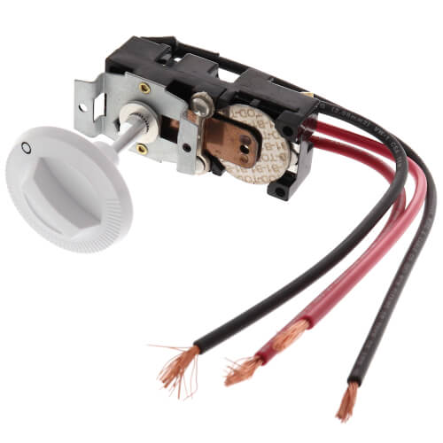 CTT2W - Cadet CTT2W - Double Pole Field Mount Thermostat for Com-Pak Plus  Heaters (White)
