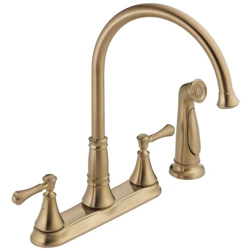 2497LF-CZ - Delta 2497LF-CZ - Cassidy 2 Handle Kitchen Faucet w
