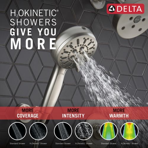 55884-SS-PR - Delta 55884-SS-PR - 7-Setting Wall Mount Hand Shower