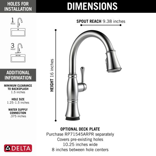 9197T-AR-PR-DST - Delta 9197T-AR-PR-DST - Cassidy Single Handle